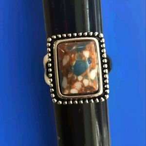 SPINY OYSTER POLISHED STAINLESS STEEL FOREVER WEAR SILVER NEW SIZE 6 RING